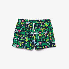 Unisex Lacoste x Jeremyville Light Print Swim Shorts | Lacoste Mens