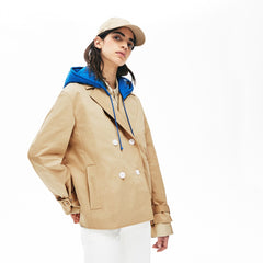 Wo  LIVE Contrast Hood 2-in-1 Trench Coat | Lacoste Womens