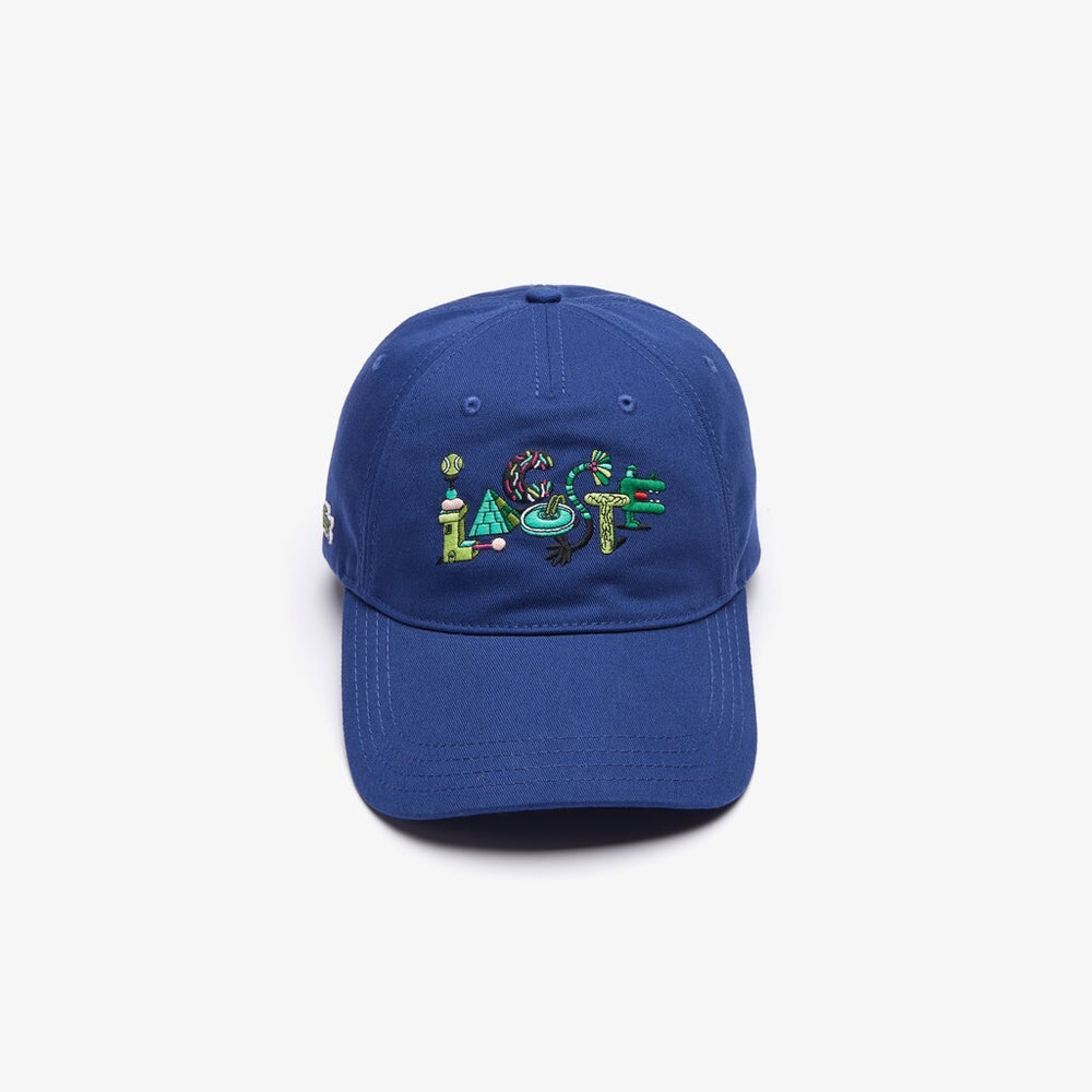 Unisex Lacoste x Jeremyville Print Cotton Cap | Lacoste Mens
