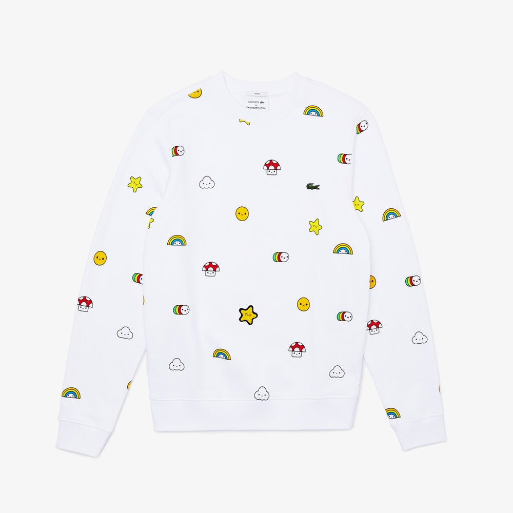 Unisex Lacoste x FriendsWithYou Design Sweatshirt | Lacoste Mens|Womens