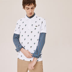 Unisex Lacoste x Jean-Michel Tixier Print Regular Fit Polo Shirt | Lacoste Mens|Womens
