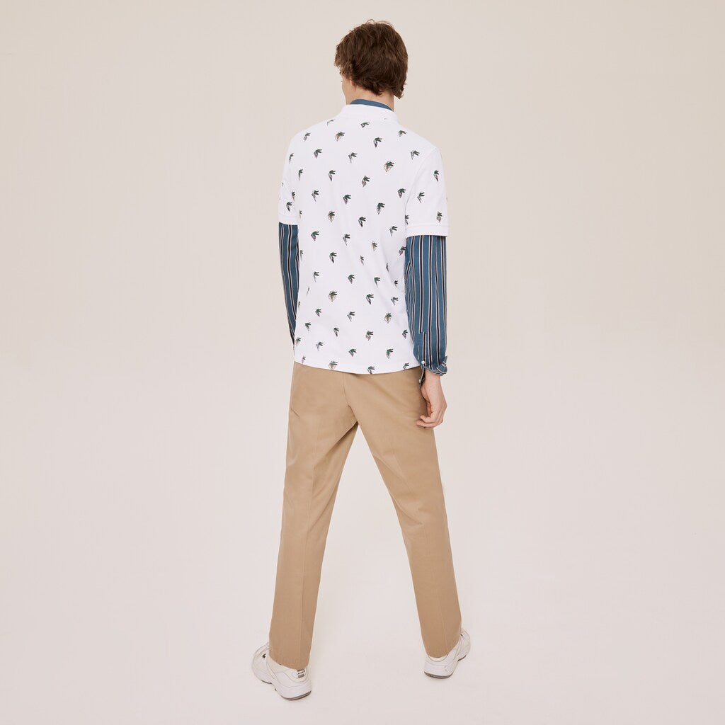 Unisex Lacoste x Jean-Michel Tixier Print Regular Fit Polo Shirt | Lacoste Mens|Womens