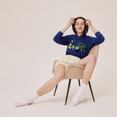 Unisex Lacoste x Jeremyville Print Hooded Sweatshirt | Lacoste Mens|Womens