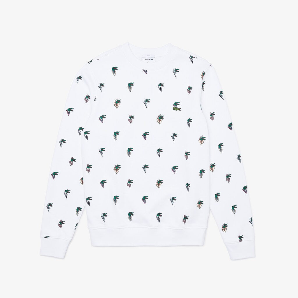 Unisex Lacoste x Jean-Michel Tixier Print Sweatshirt | Lacoste Mens|Womens