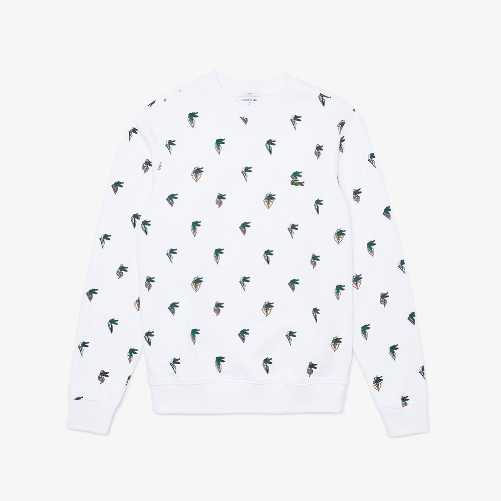 Unisex Lacoste x Jean-Michel Tixier Print Sweatshirt | Lacoste Mens|Womens