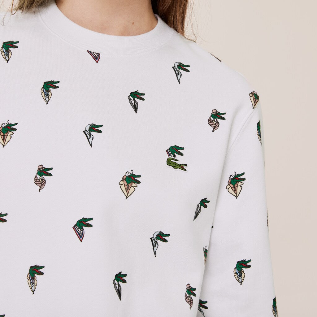 Unisex Lacoste x Jean-Michel Tixier Print Sweatshirt | Lacoste Mens|Womens