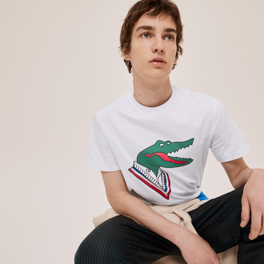 Lacoste x Jean-Michel Tixier Graphic T-shirt | Lacoste Mens|Womens