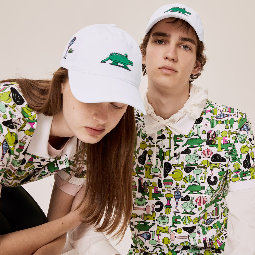 Unisex Lacoste x Jeremyville Design Cotton Cap | Lacoste Mens
