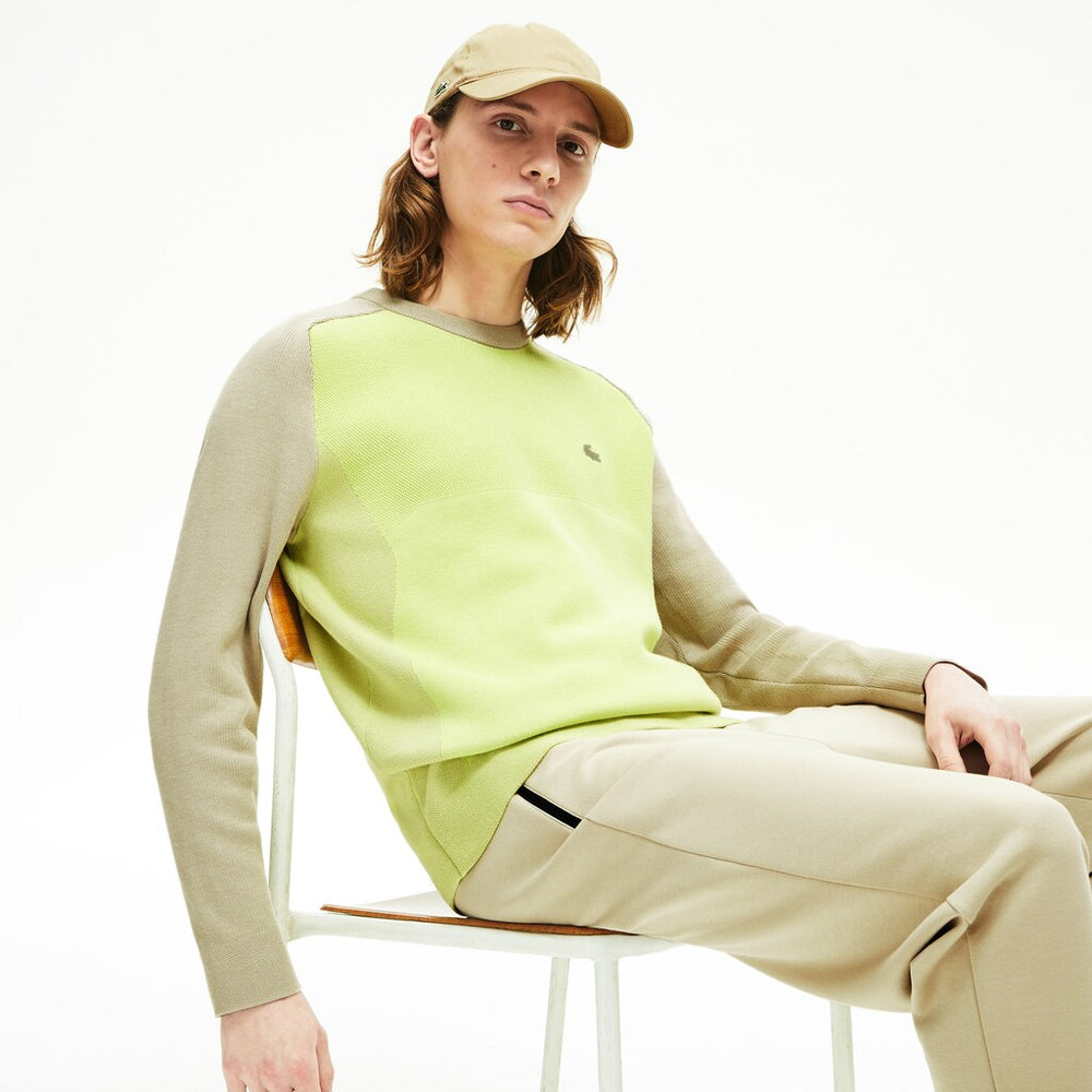 Motion Breathable Color-Block Sweater | Lacoste Mens