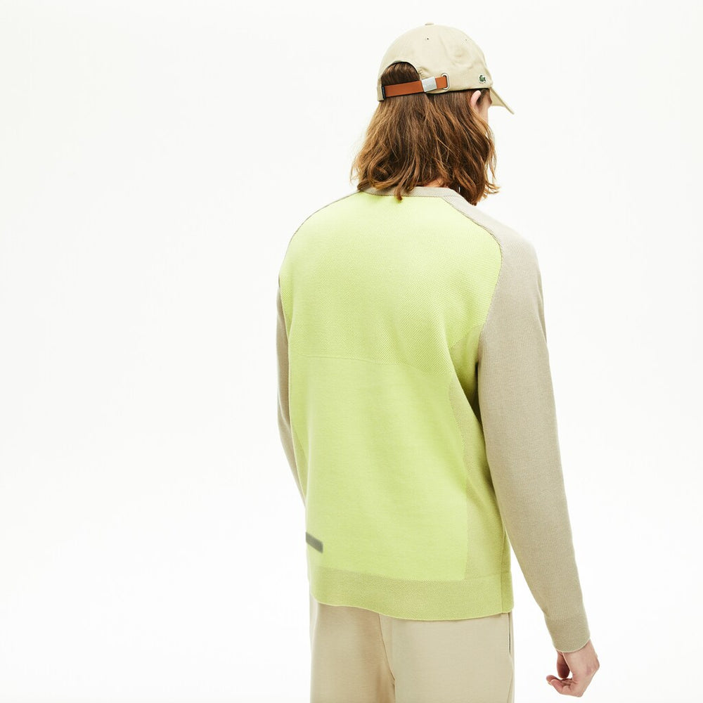 Motion Breathable Color-Block Sweater | Lacoste Mens