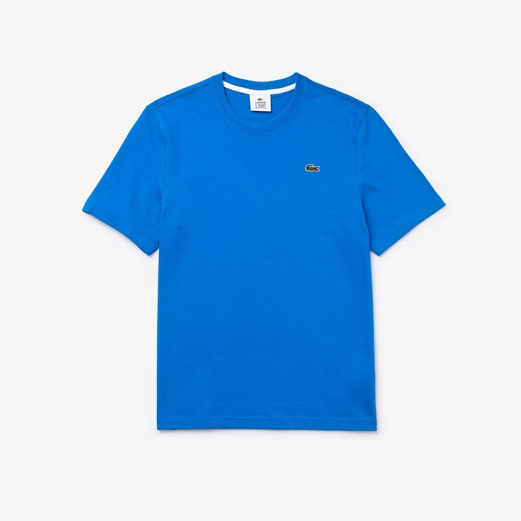 LIVE Printed-Back Cotton T-Shirt | Lacoste Mens