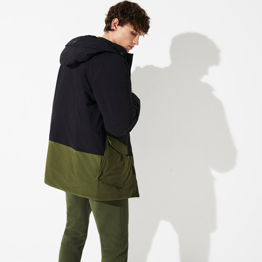 SPORT Dual-Tone Canvas Rain Parka | Lacoste Mens