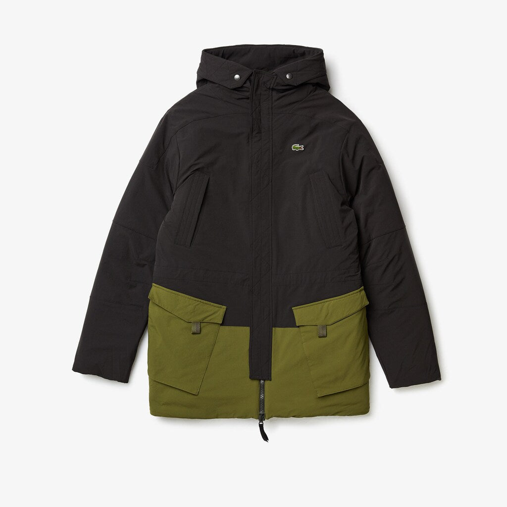 SPORT Dual-Tone Canvas Rain Parka | Lacoste Mens
