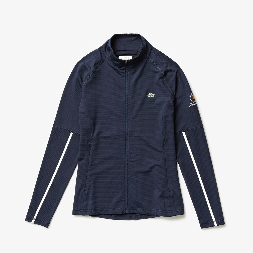 Wo  Presidents Cup Breathable Stretch Zip Golf Sweatshirt | Lacoste Womens