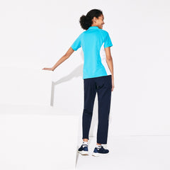 Wo  Presidents Cup Breathable Texturized Color-Blocked Golf Polo | Lacoste Womens