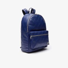 Lacoste LIVE Signature Print Zippered Backpack | Lacoste Mens