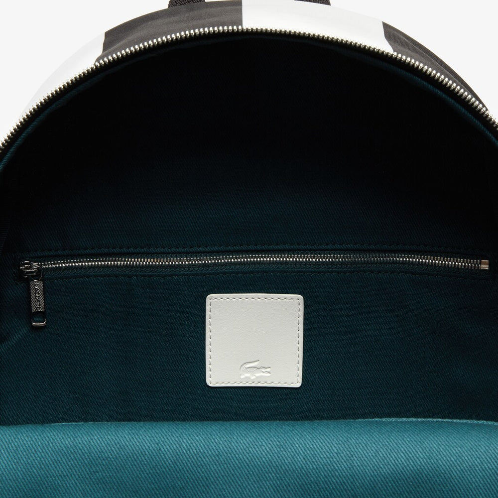 Lacoste LIVE Detachable Pouch Striped Backpack | Lacoste Mens