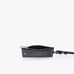 Fitzgerald Leather Neck Strap Zippered Card Holder | Lacoste Mens