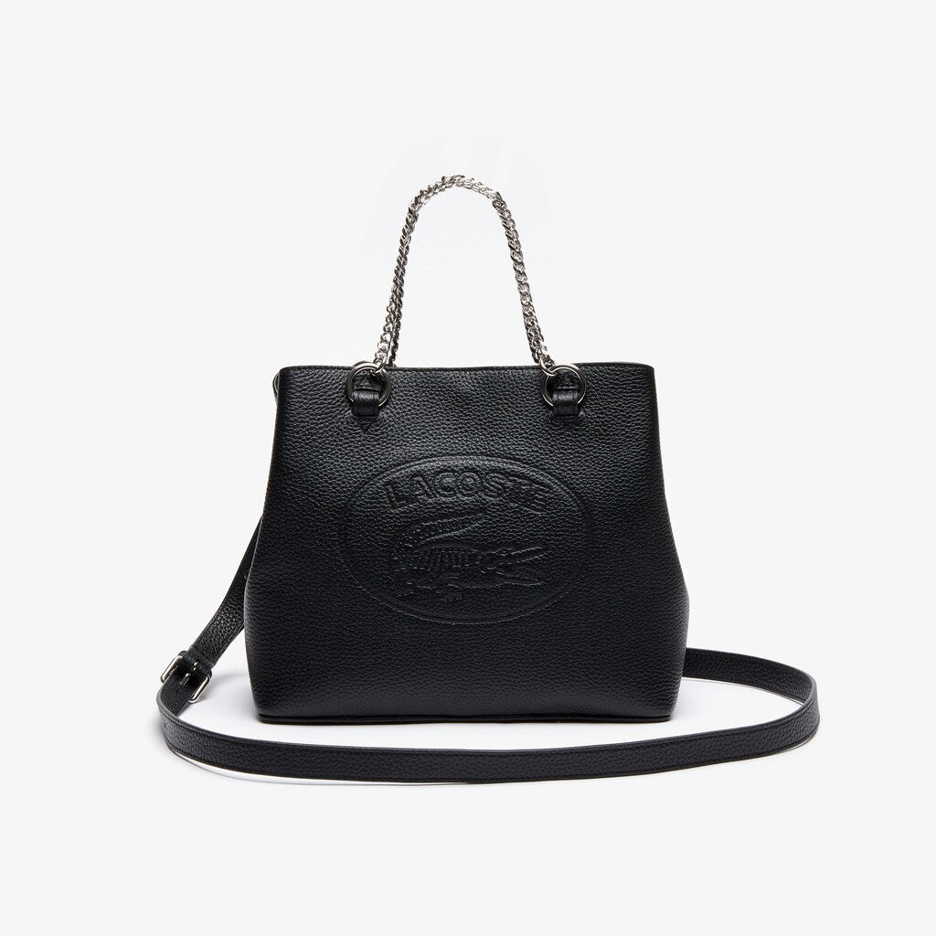 Wo  Croco Crew Grained Leather Bucket Bag | Lacoste Womens