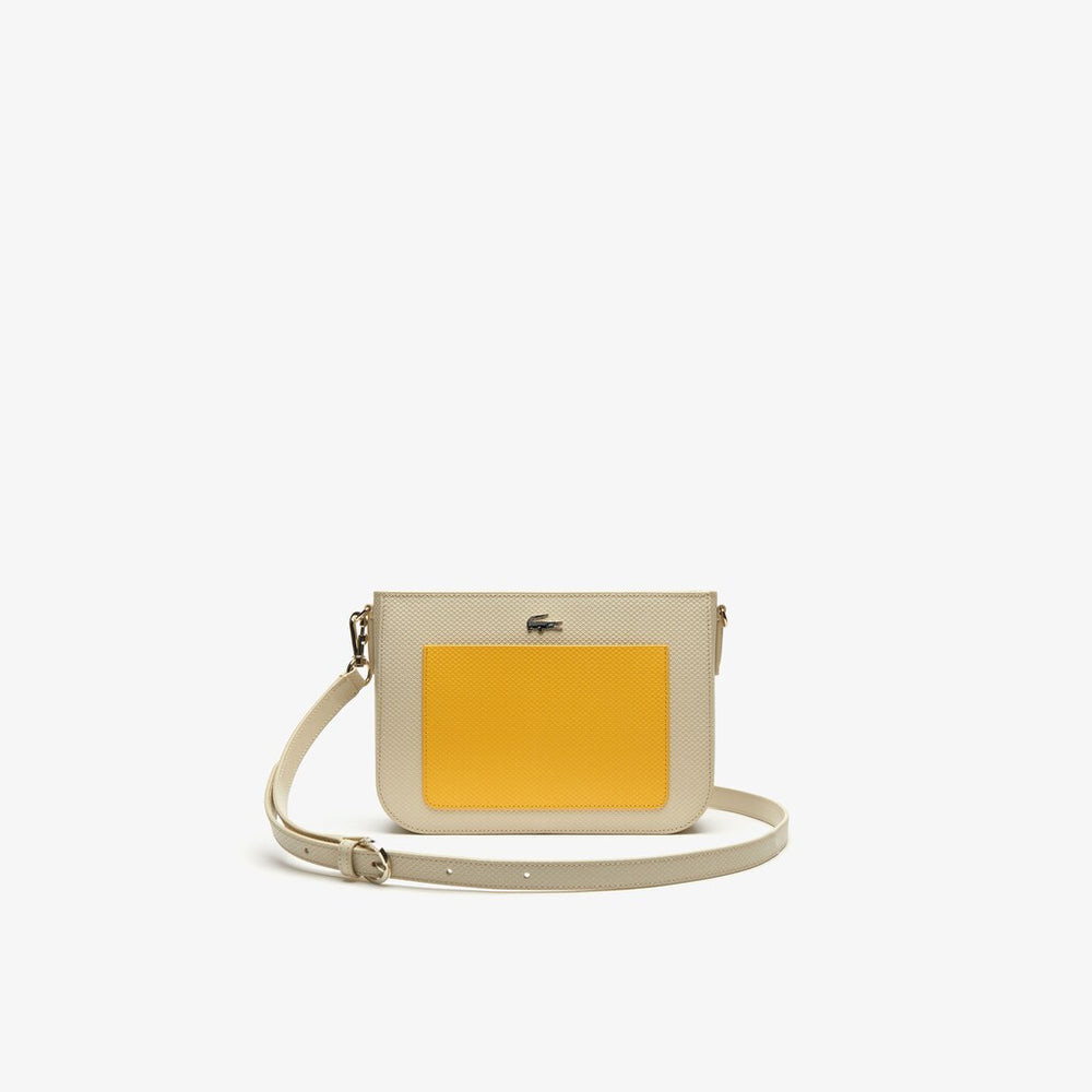 Wo  Chantaco Colourblock Piqué Leather Shoulder Bag | Lacoste Womens