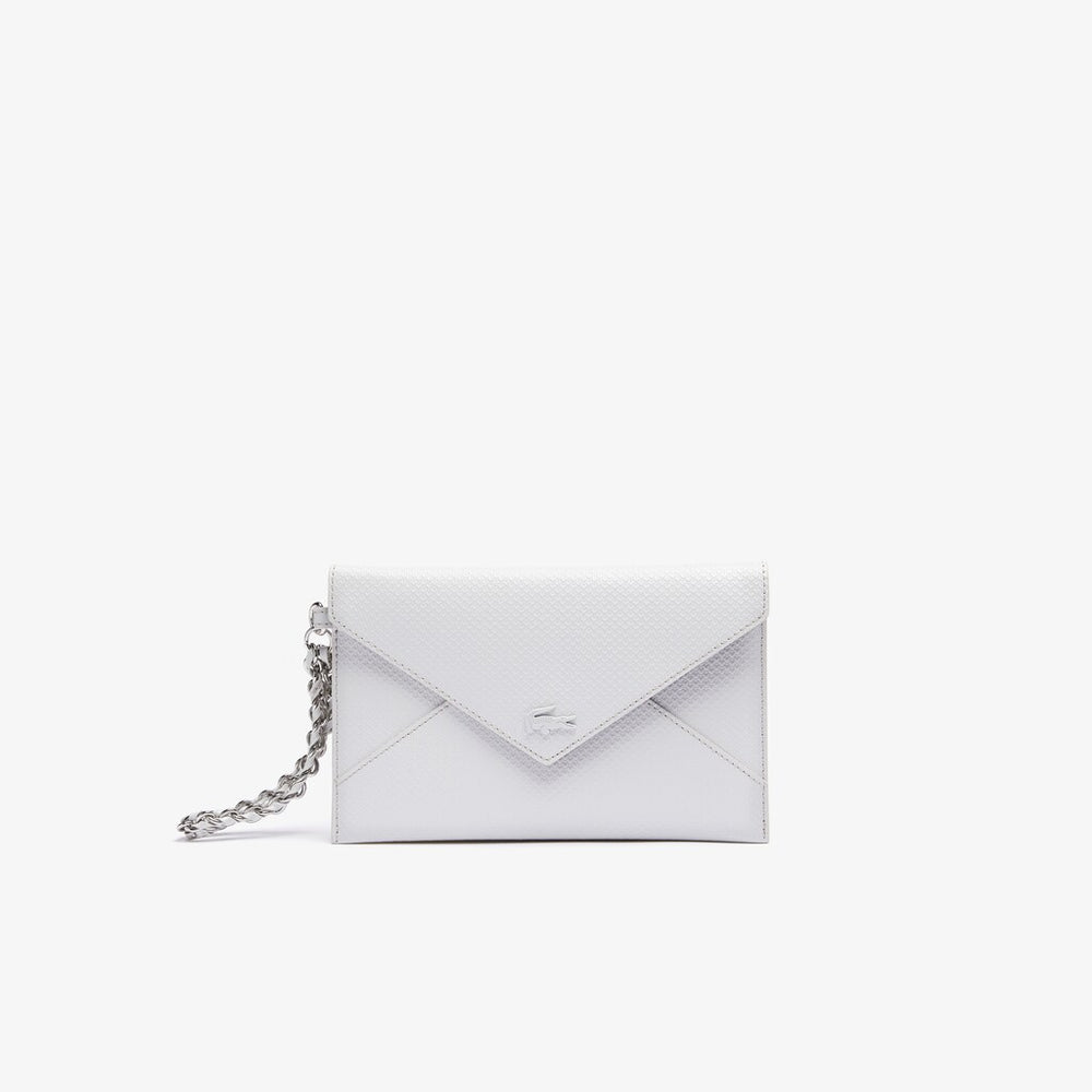 Wo  Chantaco Chain Leather Envelope Wallet | Lacoste Womens