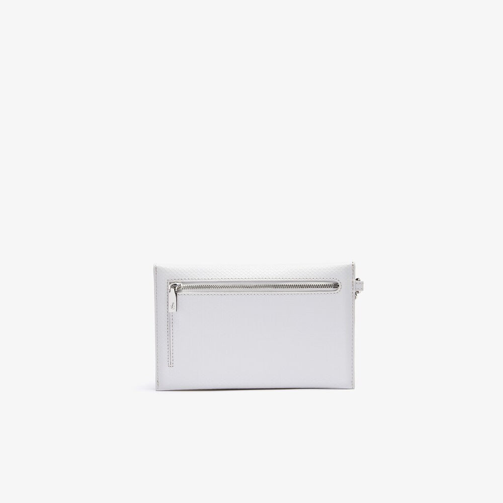 Wo  Chantaco Chain Leather Envelope Wallet | Lacoste Womens