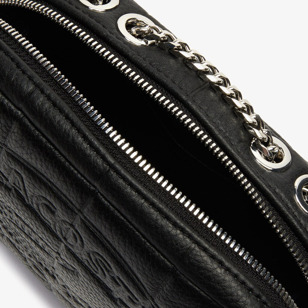 Wo  Croco Crew Quilted Leather Zippered Shoulder Bag | Lacoste Womens