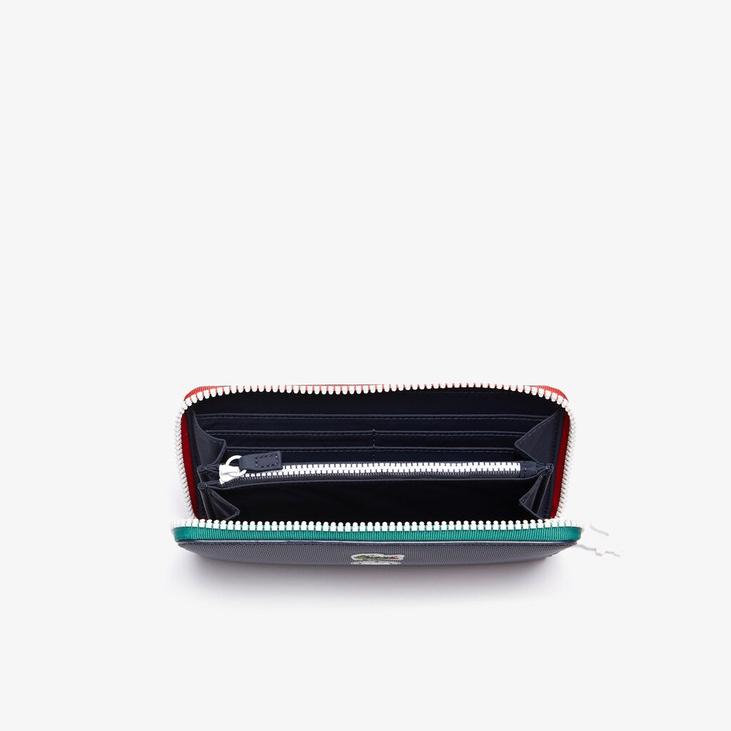 Wo  Roland Garros Contrast Interior Zippered Wallet | Lacoste Womens