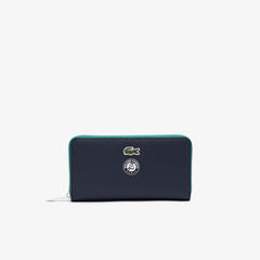 Wo  Roland Garros Contrast Interior Zippered Wallet | Lacoste Womens