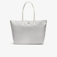 Wo  Roland Garros Panama Hat Print Zippered Tote | Lacoste Womens