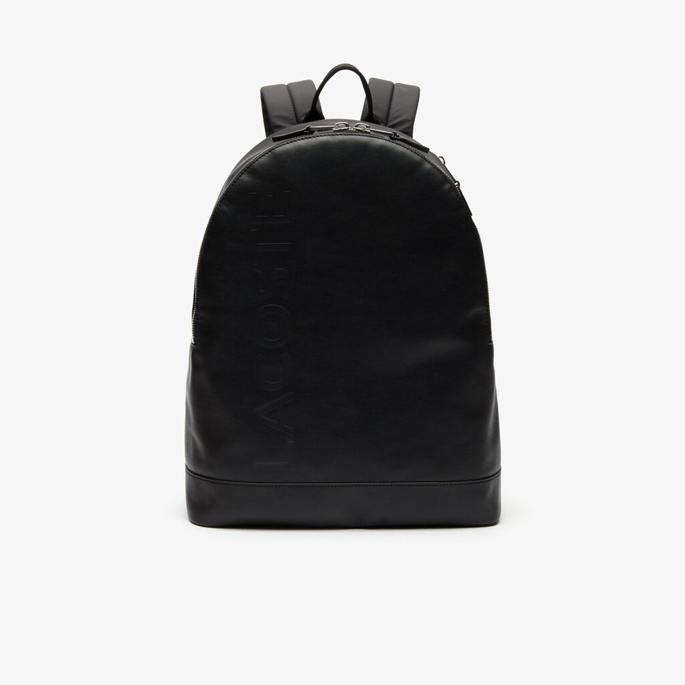 L.12.12 Signature Leather Zip Backpack | Lacoste Mens