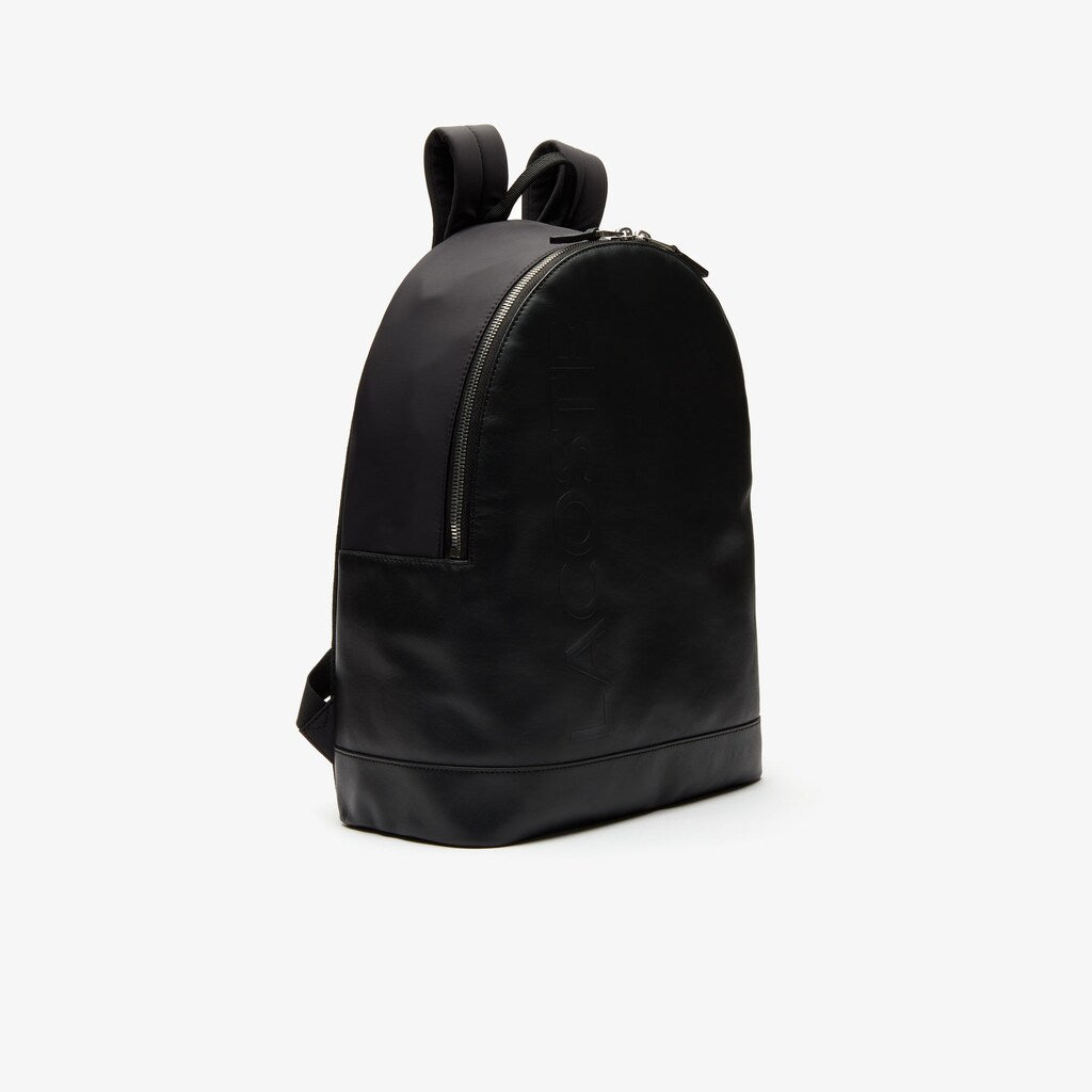 L.12.12 Signature Leather Zip Backpack | Lacoste Mens