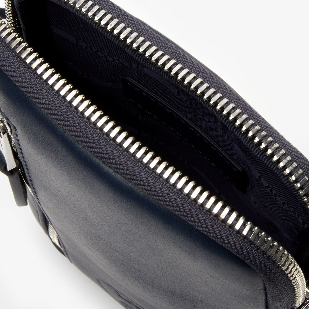 L.12.12 Neck Strap Leather Mini Flat Bag | Lacoste Mens