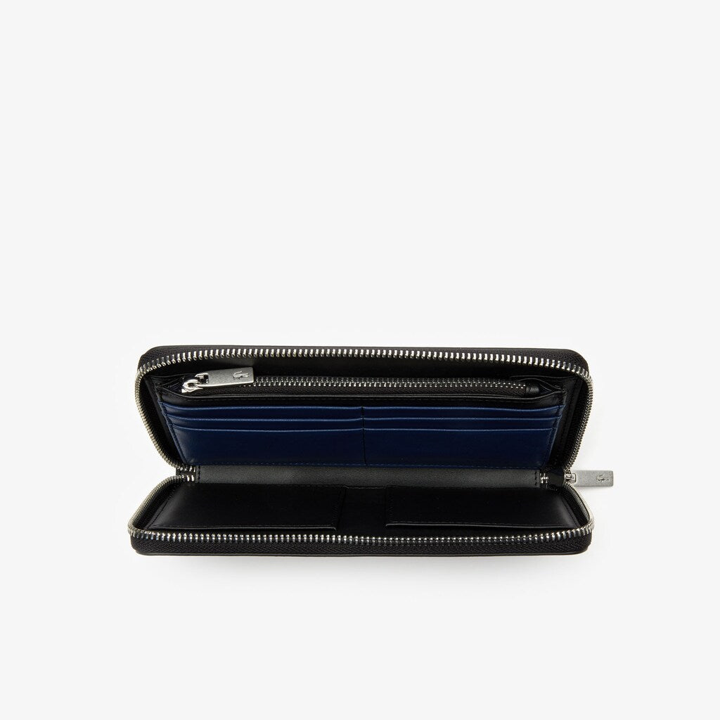 Fitzgerald Multicolour Branded Leather Wallet | Lacoste Mens