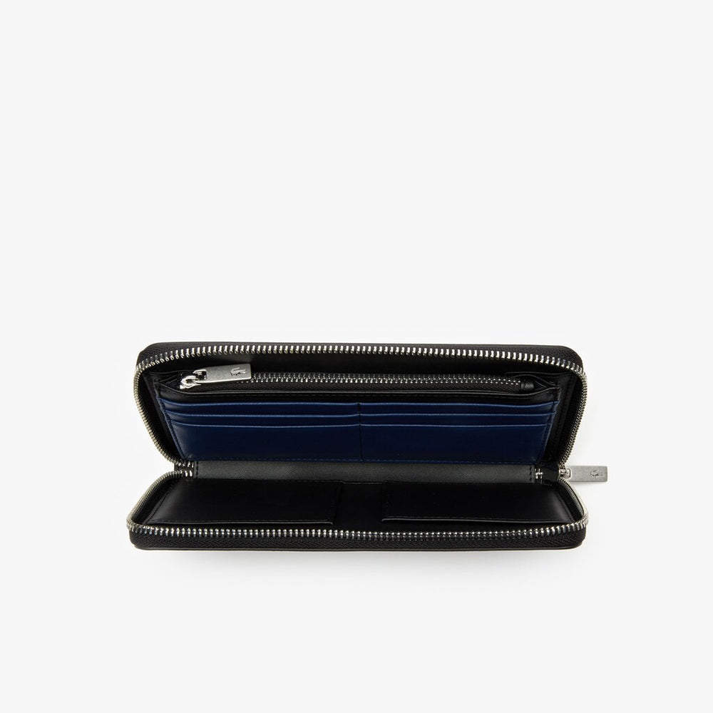 Fitzgerald Multicolour Branded Leather Wallet | Lacoste Mens