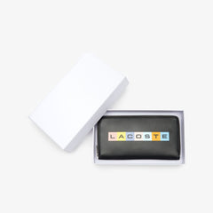 Fitzgerald Multicolour Branded Leather Wallet | Lacoste Mens