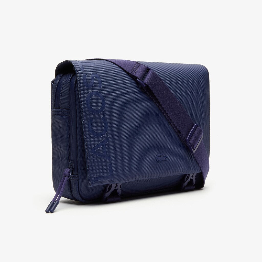 L.12.12 Clipped Flap Adjustable Shoulder Strap Small Pouch | Lacoste Mens