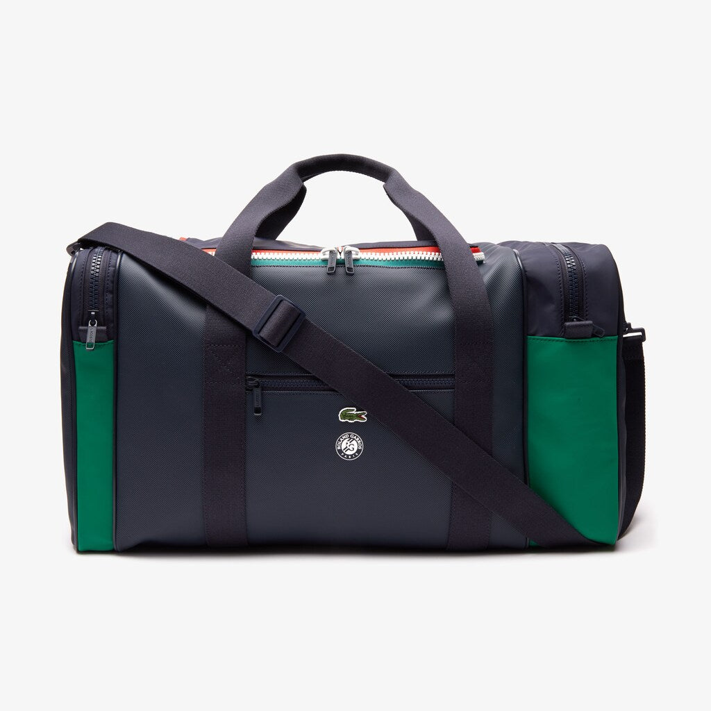 Roland Garros Two-Tone Nylon Zippered Sports Bag | Lacoste Mens