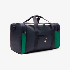 Roland Garros Two-Tone Nylon Zippered Sports Bag | Lacoste Mens