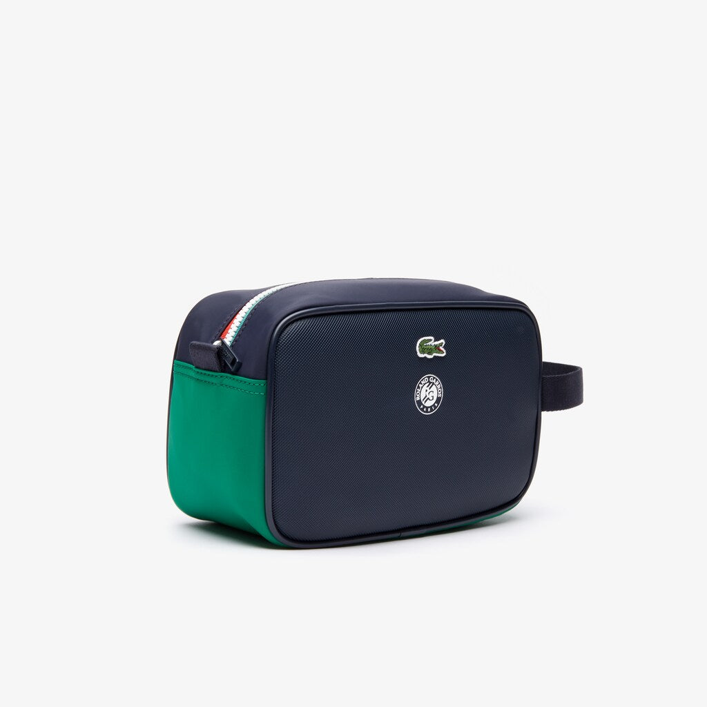 Roland Garros Nylon Zippered Toiletry Bag | Lacoste Mens