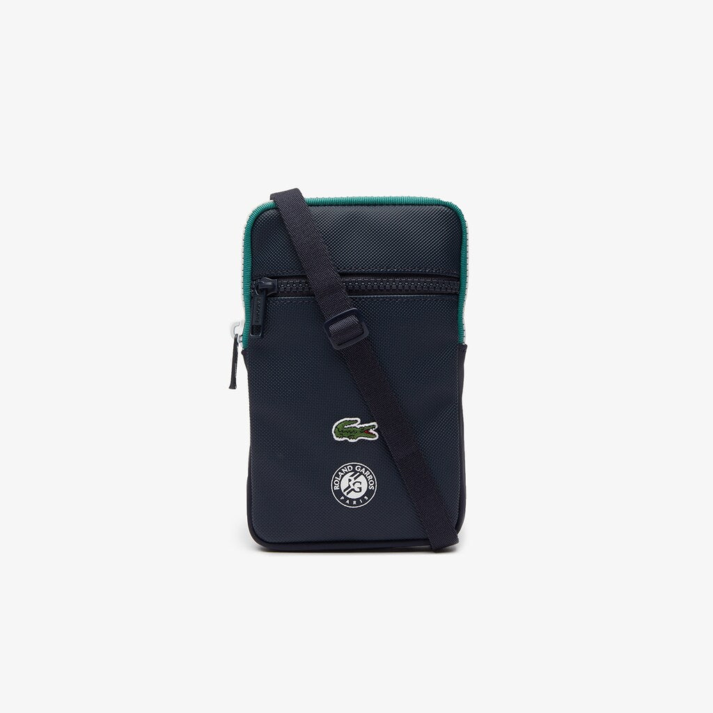 Roland Garros Adjustable Strap Mini Zip Flat Bag | Lacoste Mens