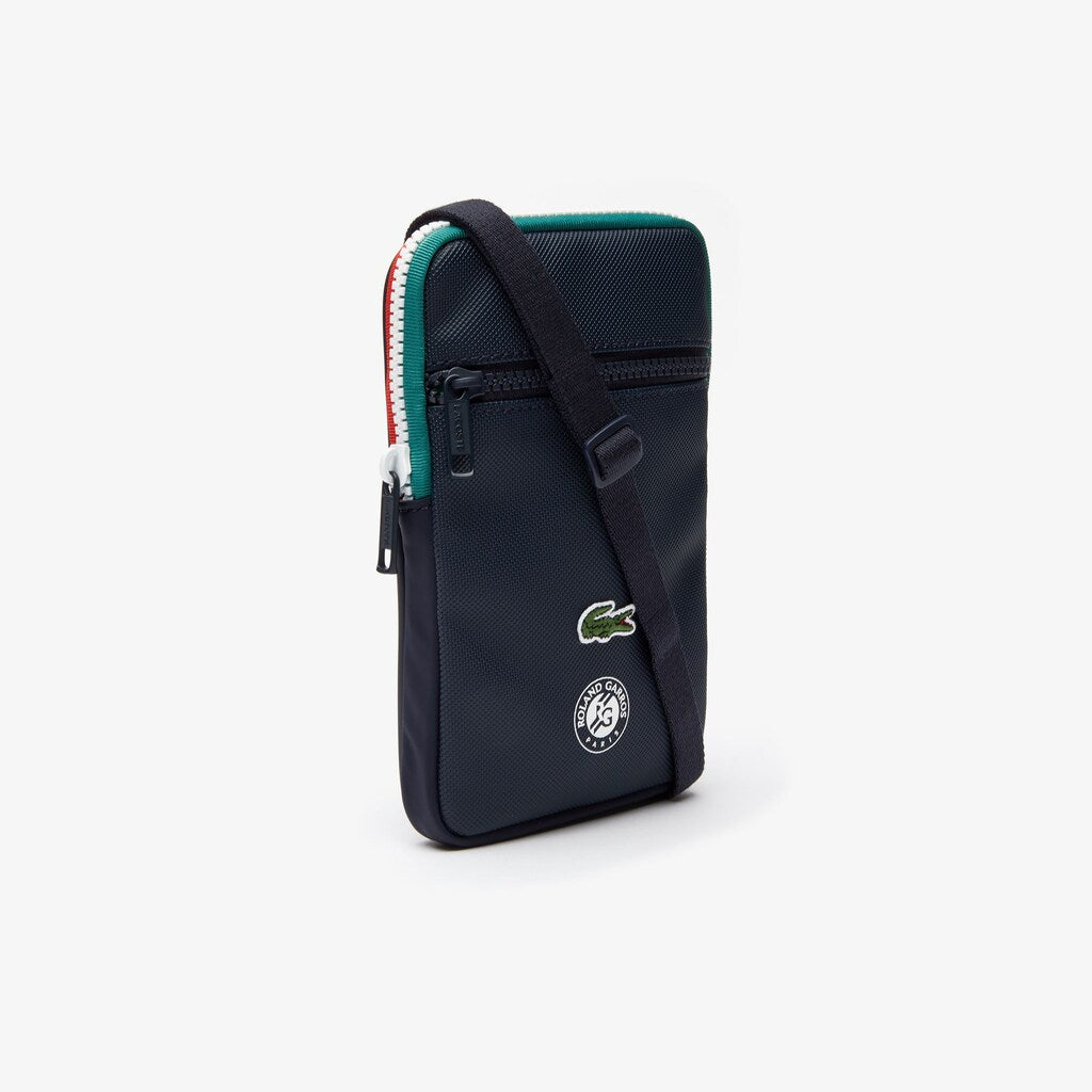 Roland Garros Adjustable Strap Mini Zip Flat Bag | Lacoste Mens