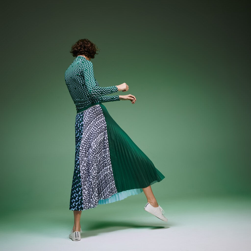 Wo  Fashion Show Asymetrical Printed Skirt | Lacoste Womens