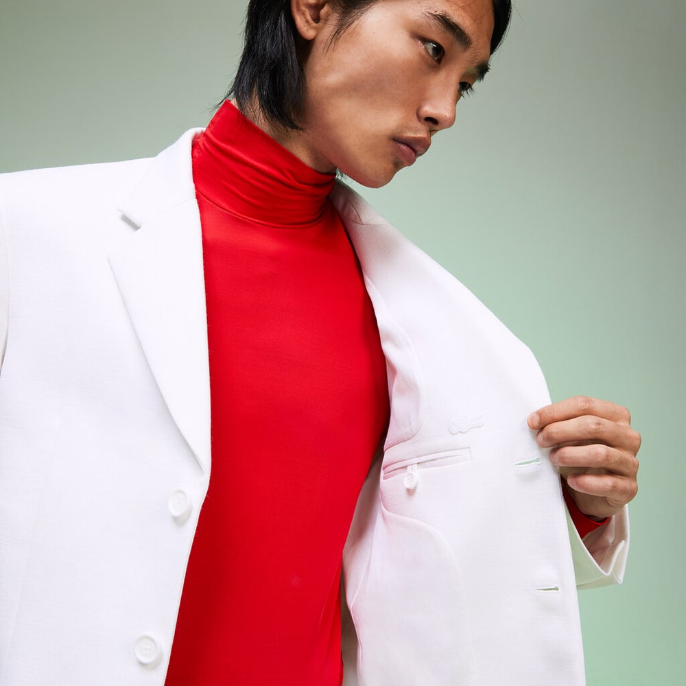 Fashion Show Solid Blazer with Chest Pocket | Lacoste Mens