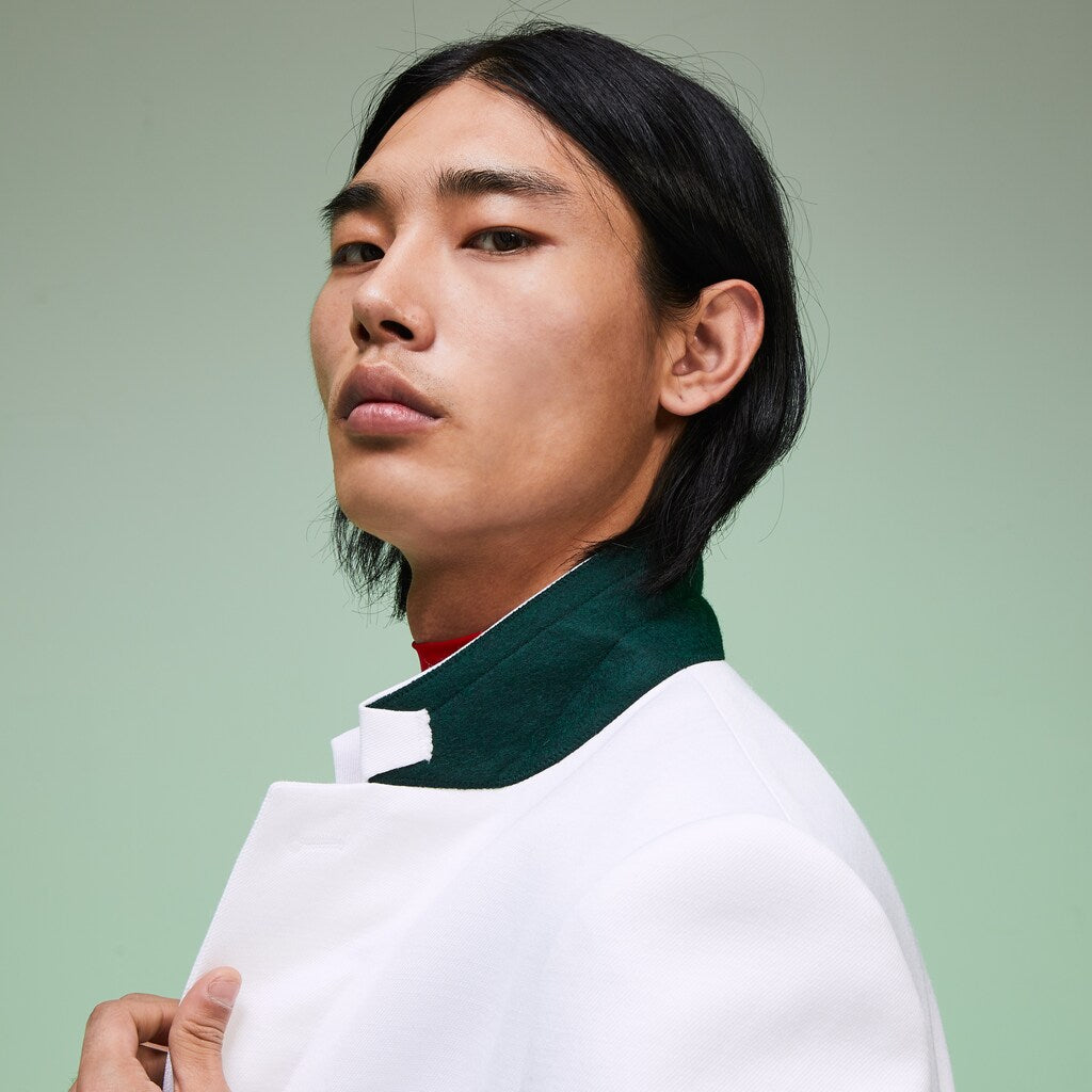 Fashion Show Solid Blazer with Chest Pocket | Lacoste Mens