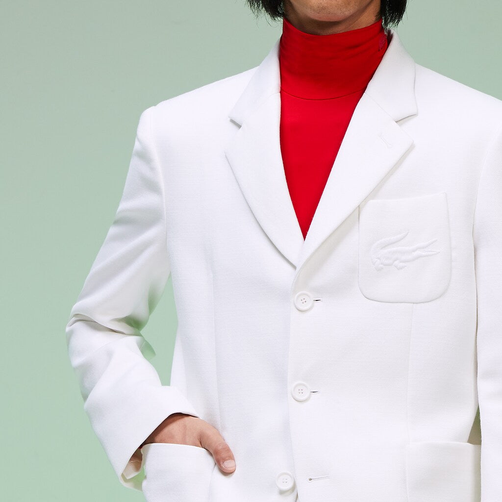 Fashion Show Solid Blazer with Chest Pocket | Lacoste Mens