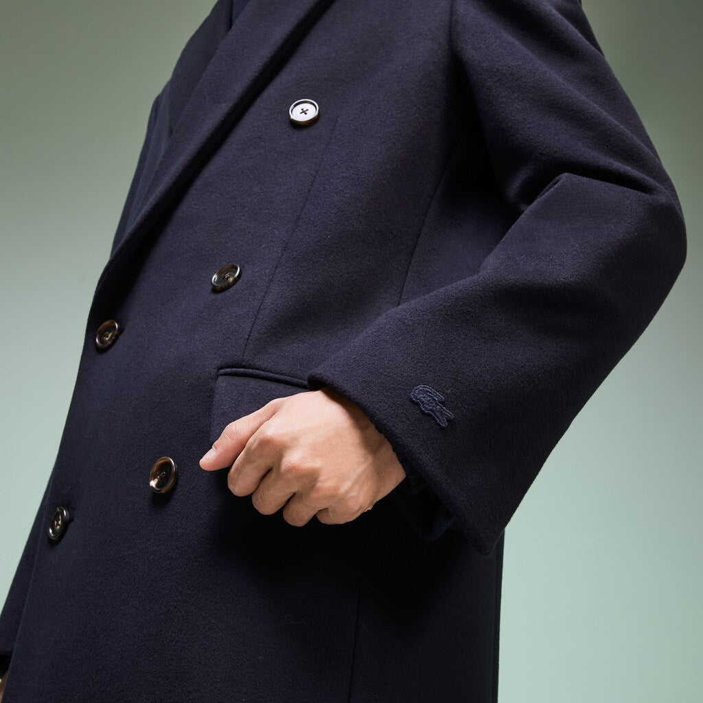 Fashion Show Double-Breasted Coat | Lacoste Mens