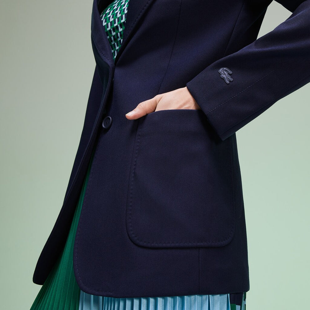 Wo  Fashion Show Solid Wool Blend Blazer | Lacoste Womens