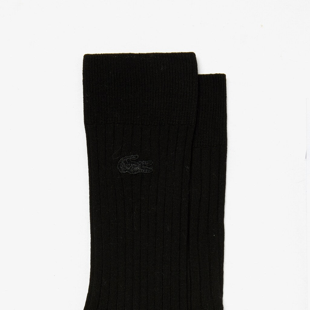 Ribbed Cotton Blend Socks | Lacoste Mens