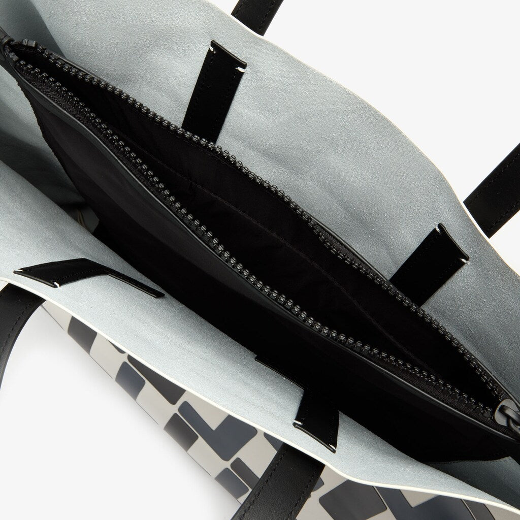 Wo  Fashion Show Monogram Leather Double Tote | Lacoste Womens